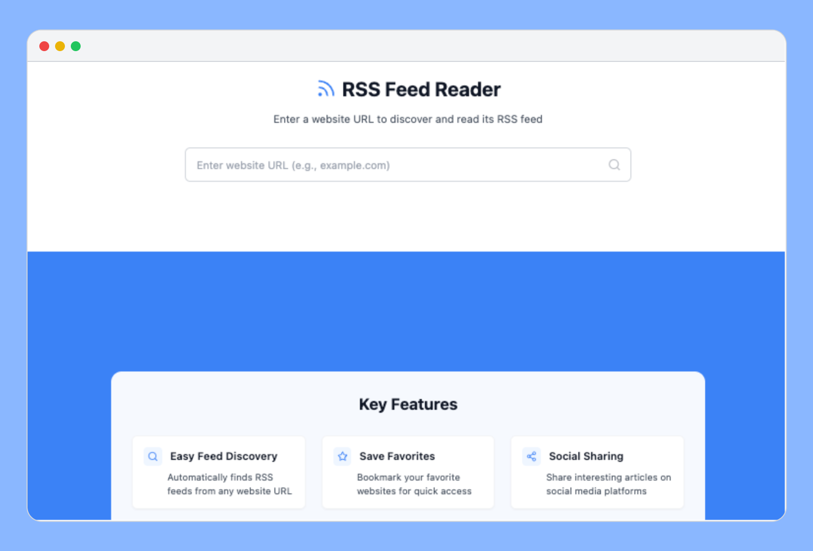 RSS Feed Reader — Content