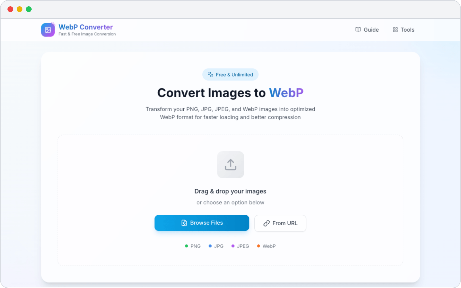 WebP Converter — Image Tools